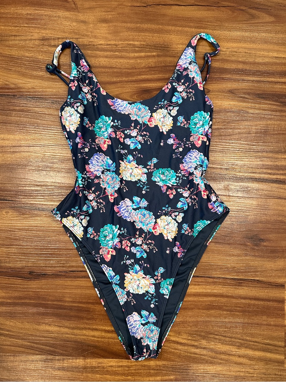 O'Neill Dark Grey Floral One-Piece Swimsuit